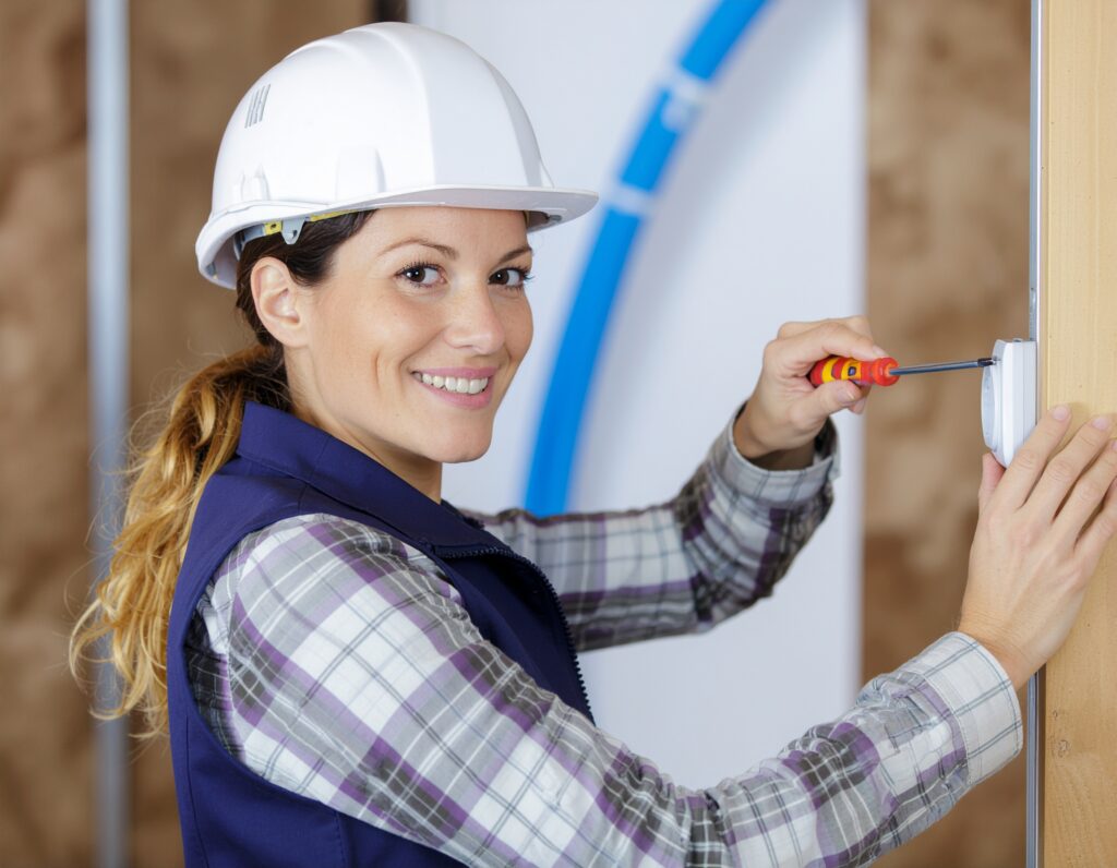 elektriker monterar strömbrytare i stockholm